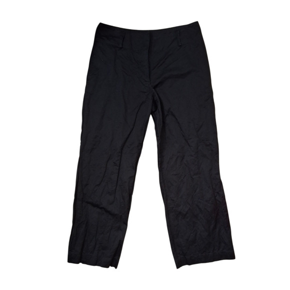 Peachoo+Krejberg Black Cotton Wide Leg Pant size 36 - Picture 2 of 6